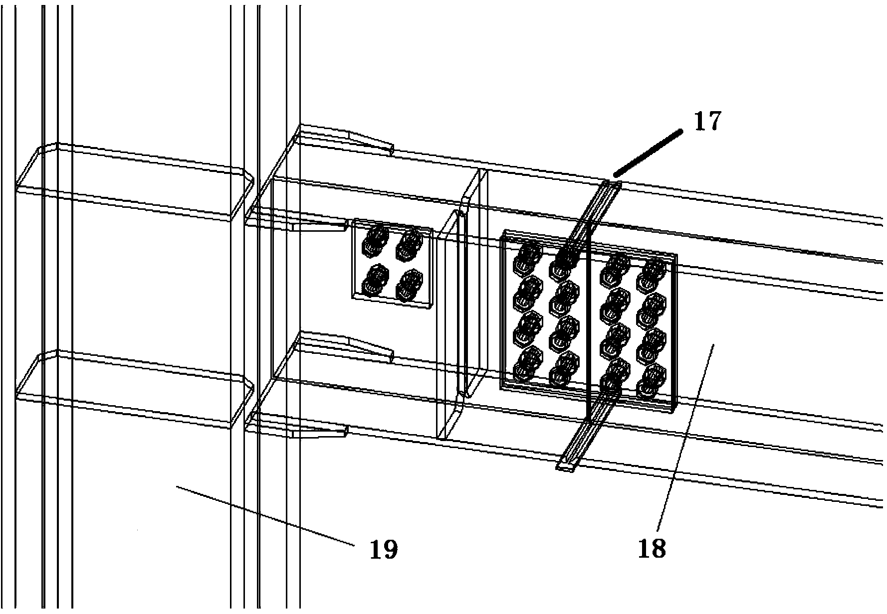 Method for achieving steel structure pre-assembling through computer simulation