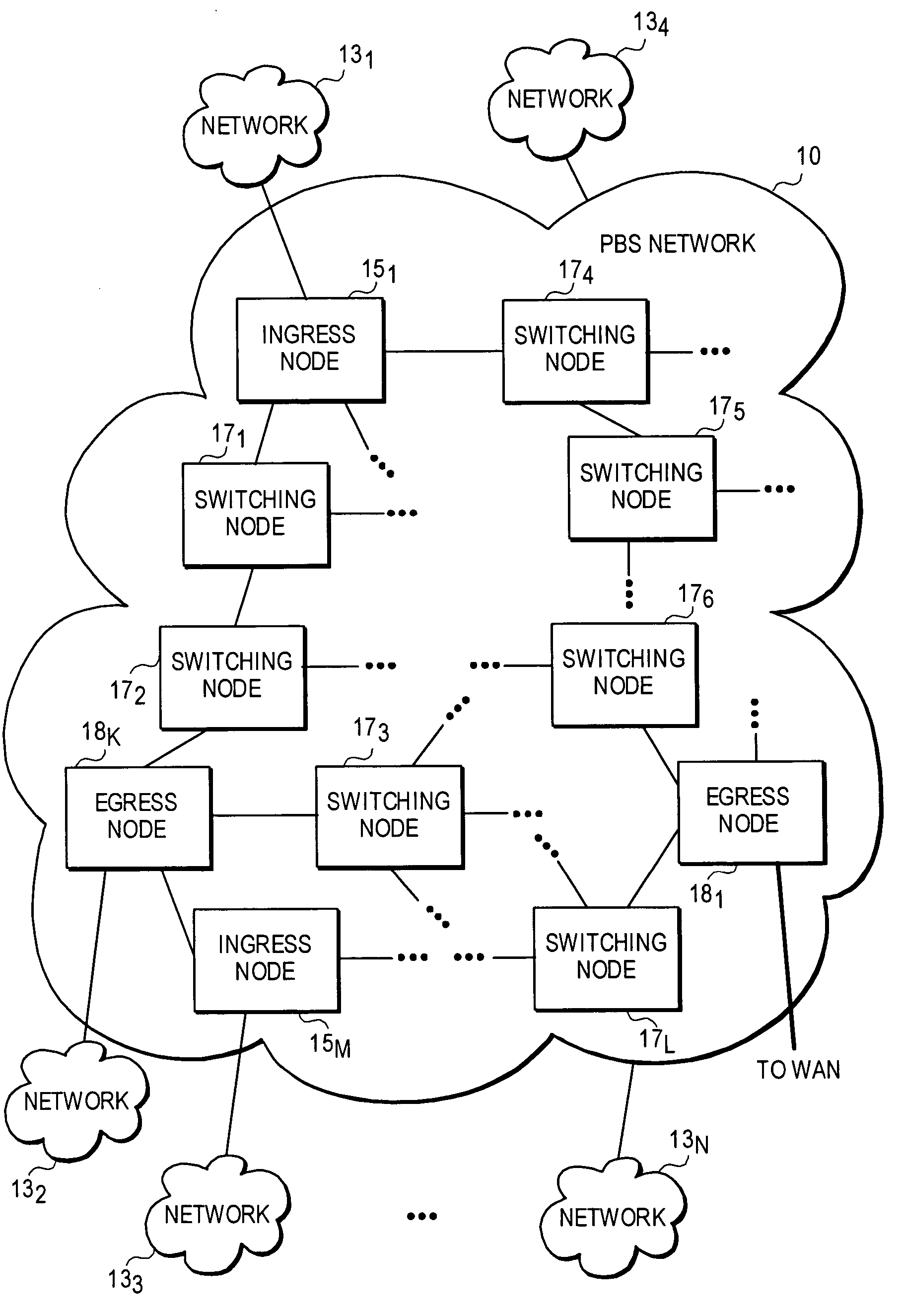 Dynamic route discovery for optical switched networks