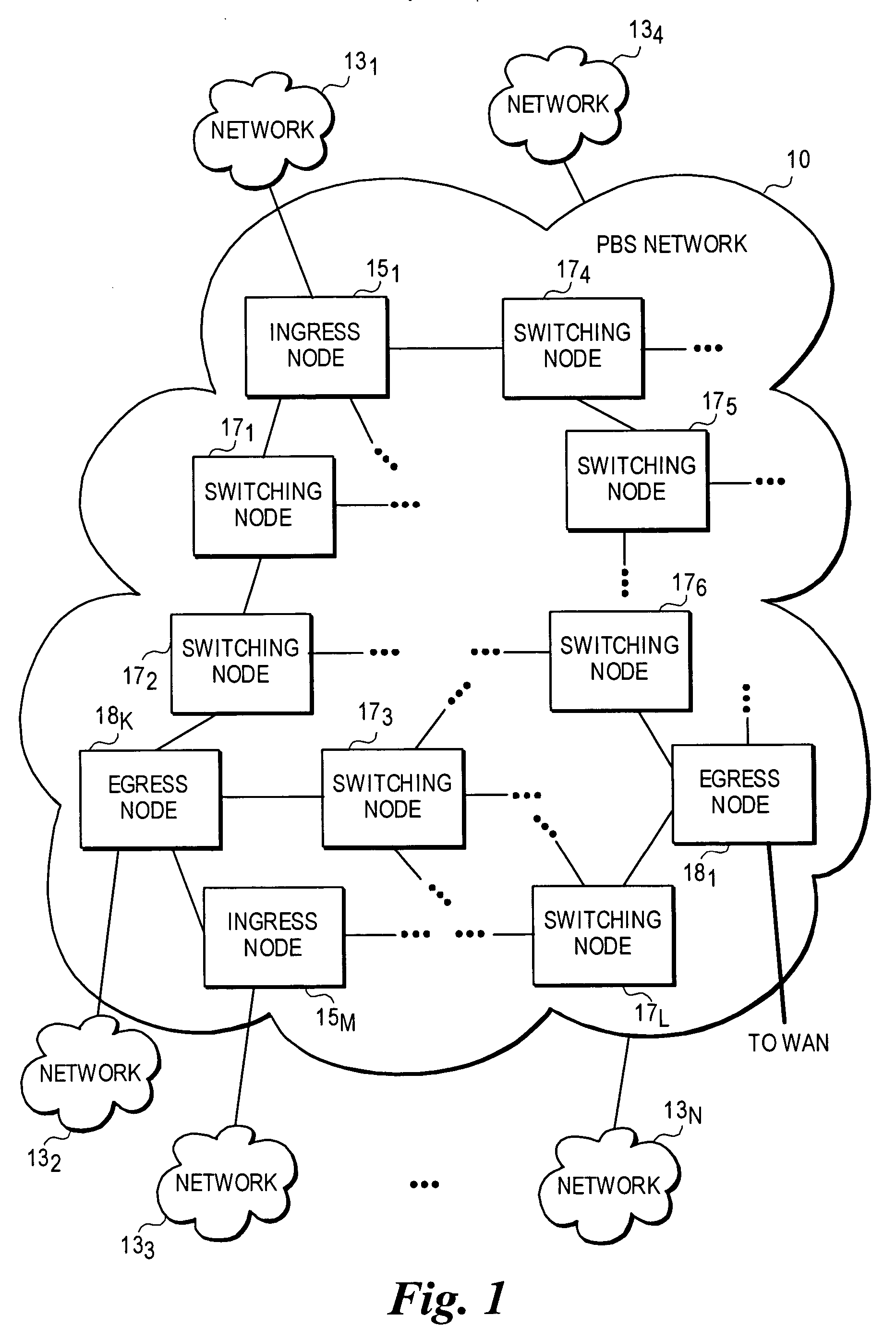 Dynamic route discovery for optical switched networks