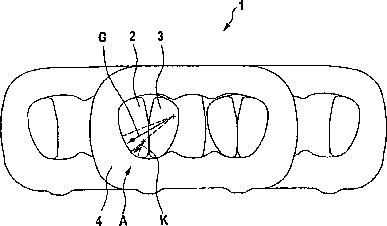 Link plate, chain comprising said link plate, the thus obtained chain drive and a motor vehicle provided therewith