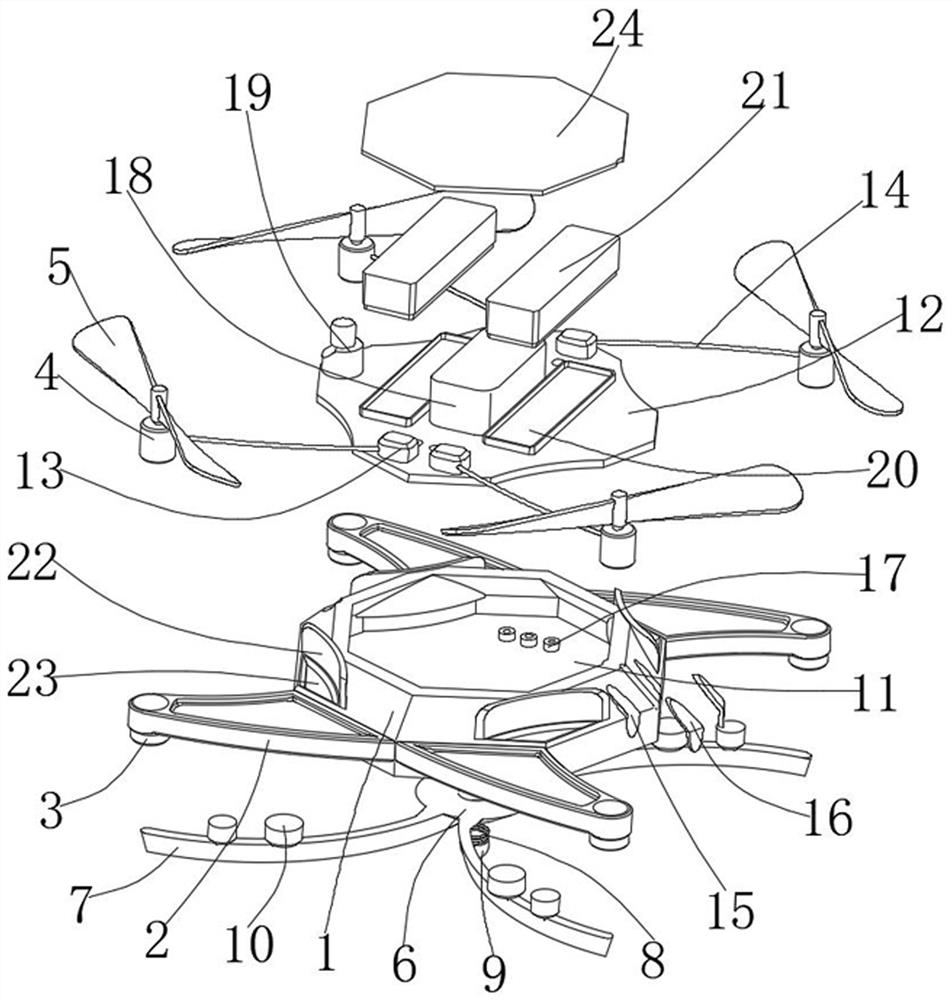 Low-altitude flying unmanned aerial vehicle