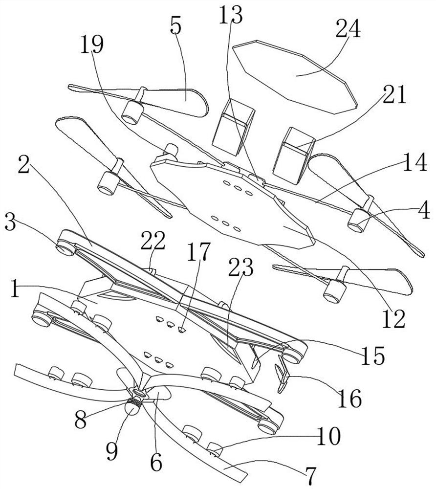 Low-altitude flying unmanned aerial vehicle