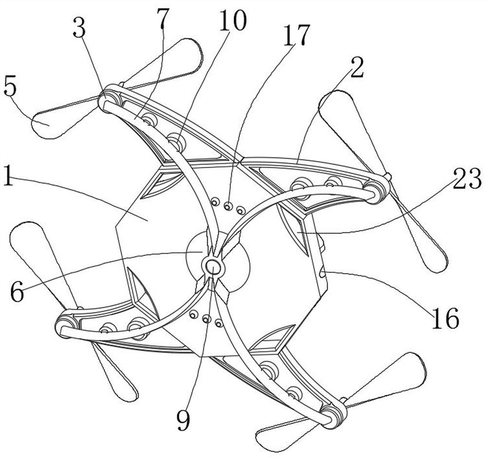 Low-altitude flying unmanned aerial vehicle