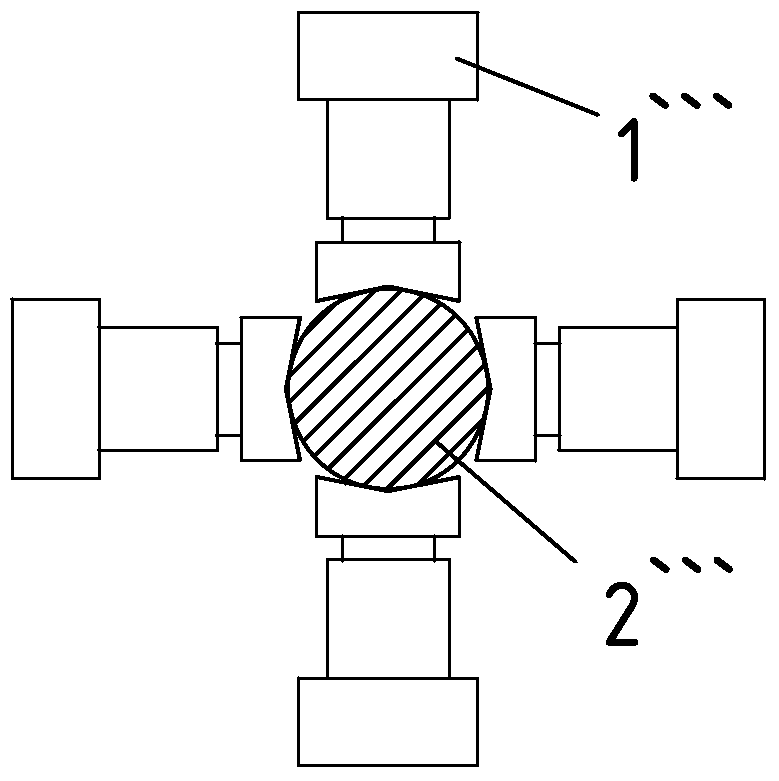 An experimental device for extruding flexible umbilical cables in marine engineering