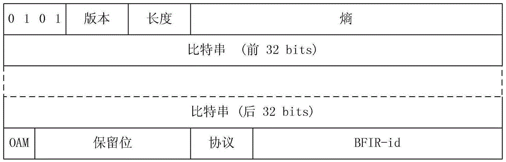 Transmission method, apparatus and system of BIER control information