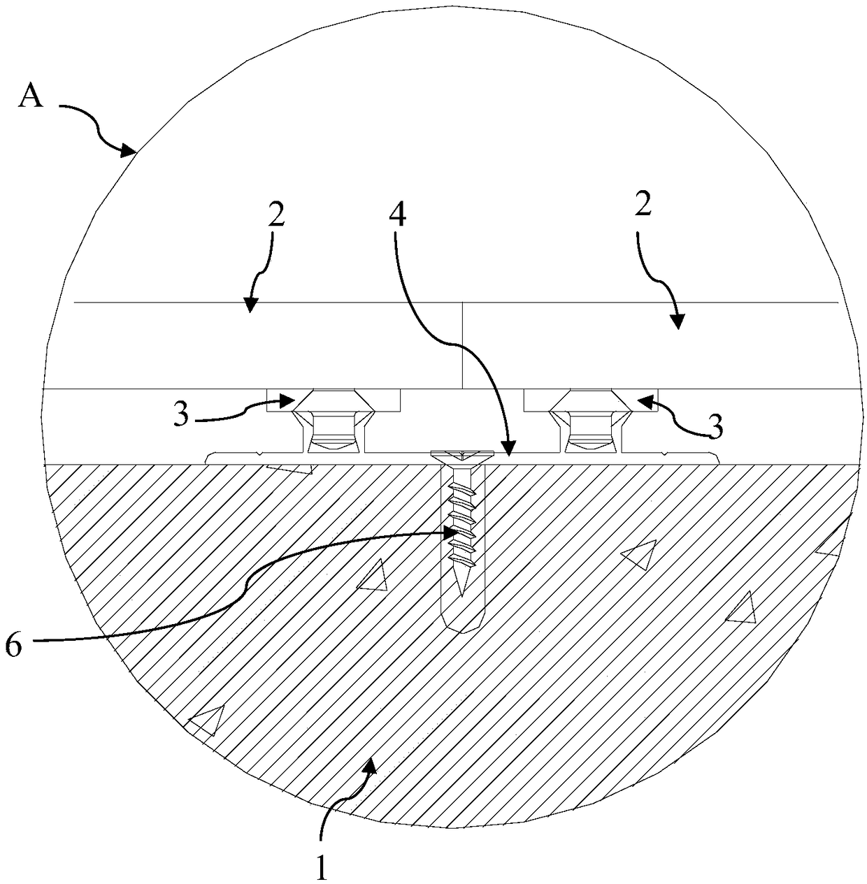 Veneer device and assembly method thereof