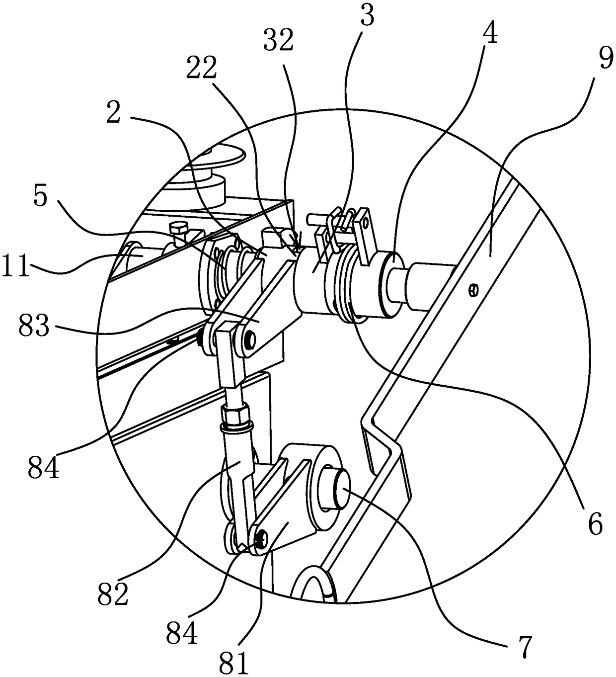 Operation mechanism of high-voltage vacuum load switch