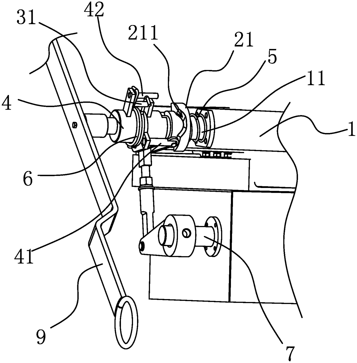 Operation mechanism of high-voltage vacuum load switch