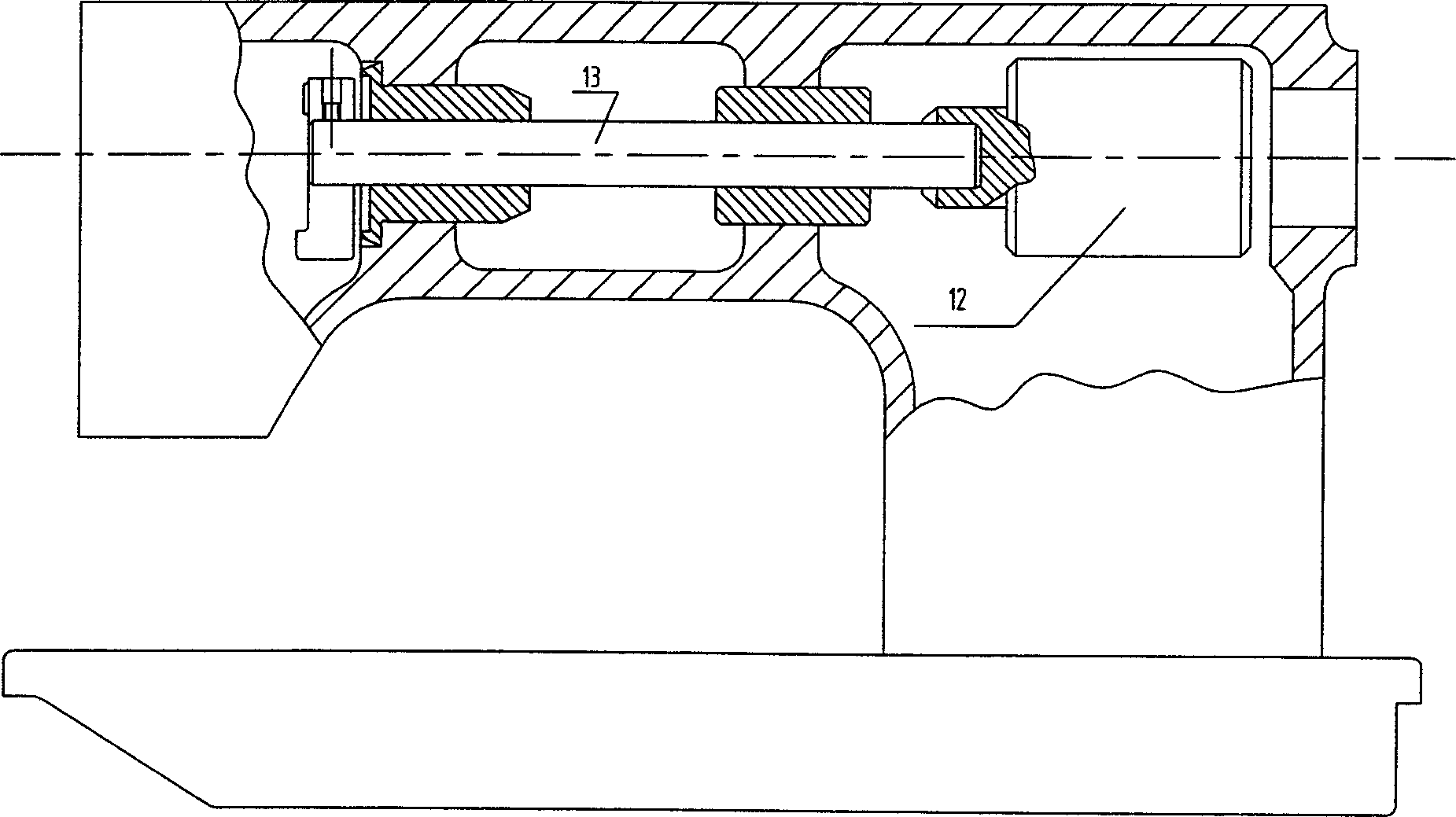 Servo drive device of lockstitch sewing machine