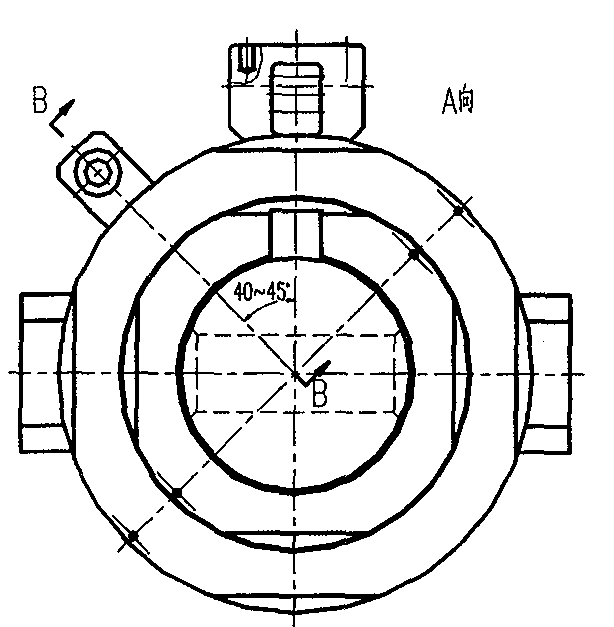 Guide ring overwelding seam large-cylinder bottom double-telescopic upright column