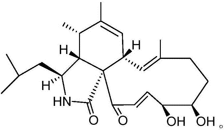 Preparation method and application of cytochalasin compound Aspochalasin D