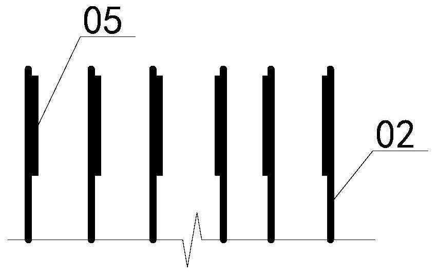 Uplift pile uplift force detection method