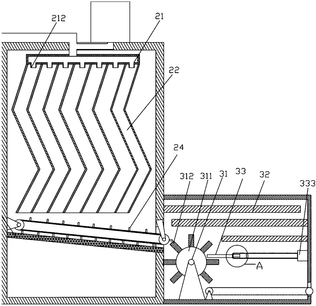 Well-drilling waste mud treatment equipment