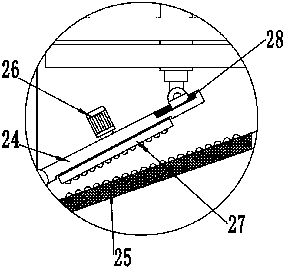 Efficient grinding device for ore machining