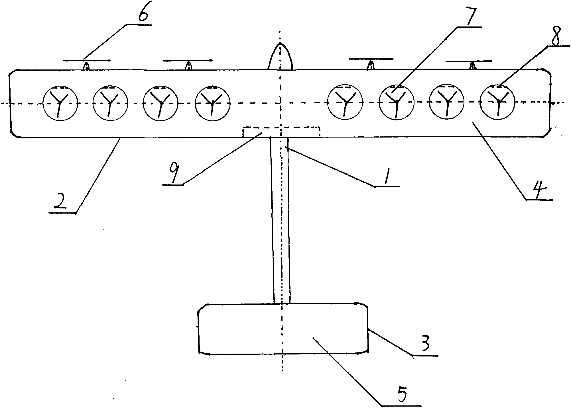 Solar-wind hybrid power airplane