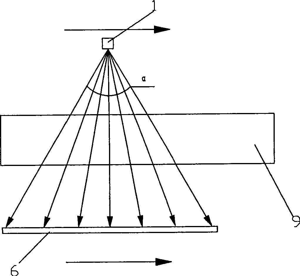 Translational pipe CT detection device and detection method thereof