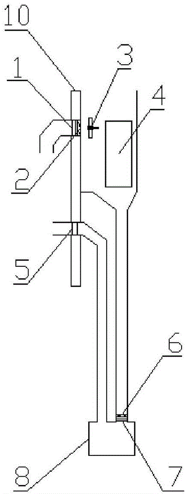 Air channel structure and wine cabinet provided with the structure