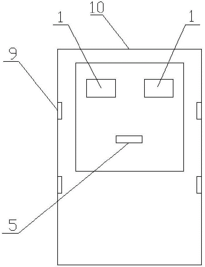 Air channel structure and wine cabinet provided with the structure