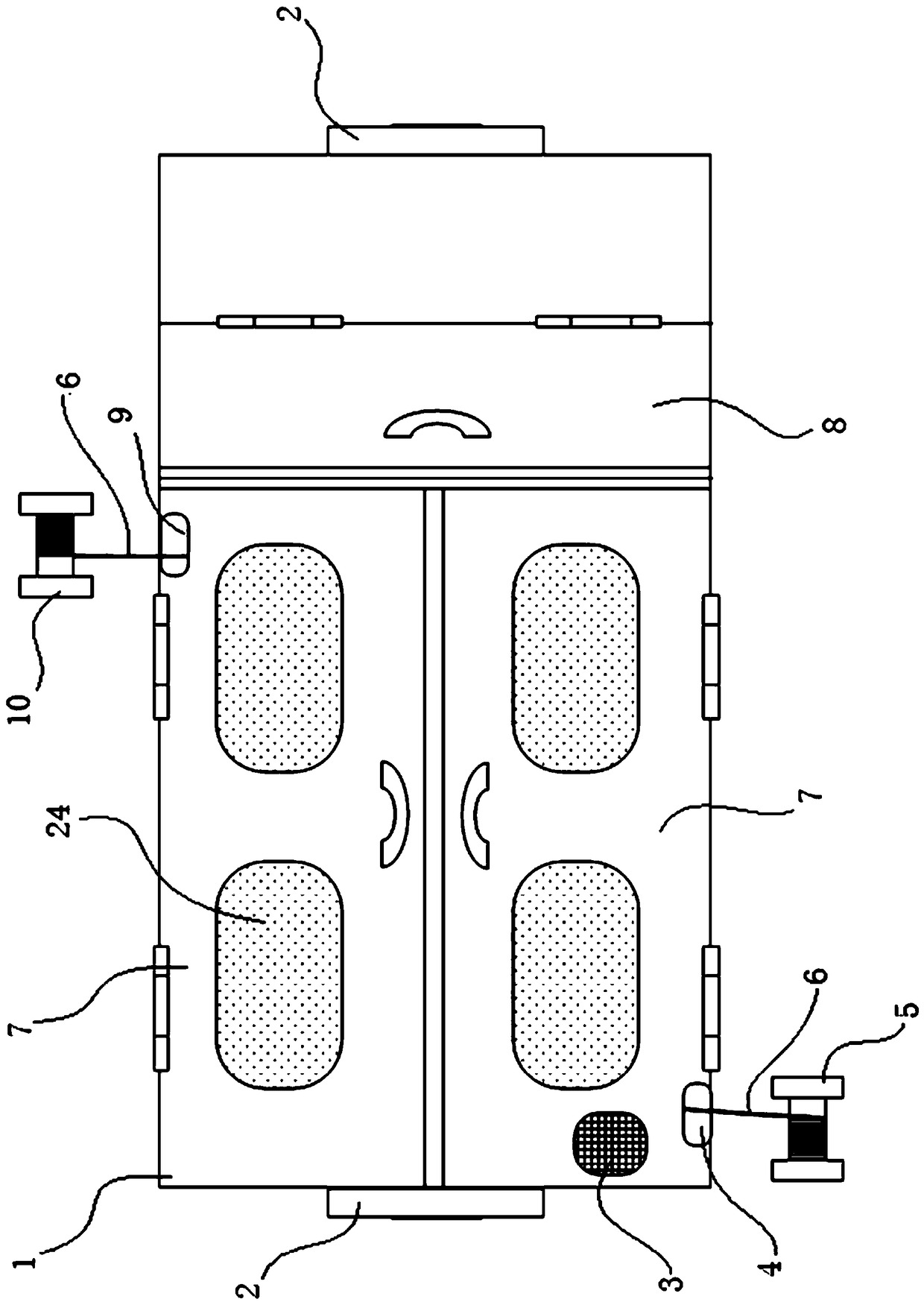 Lead air drying machine