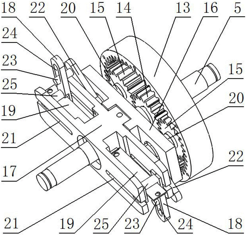 Variable-stiffness robot joint structure