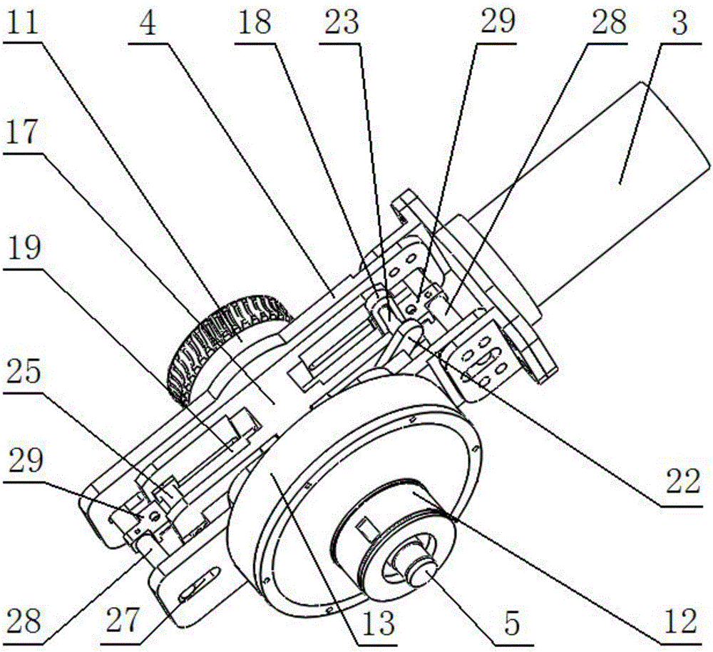 Variable-stiffness robot joint structure