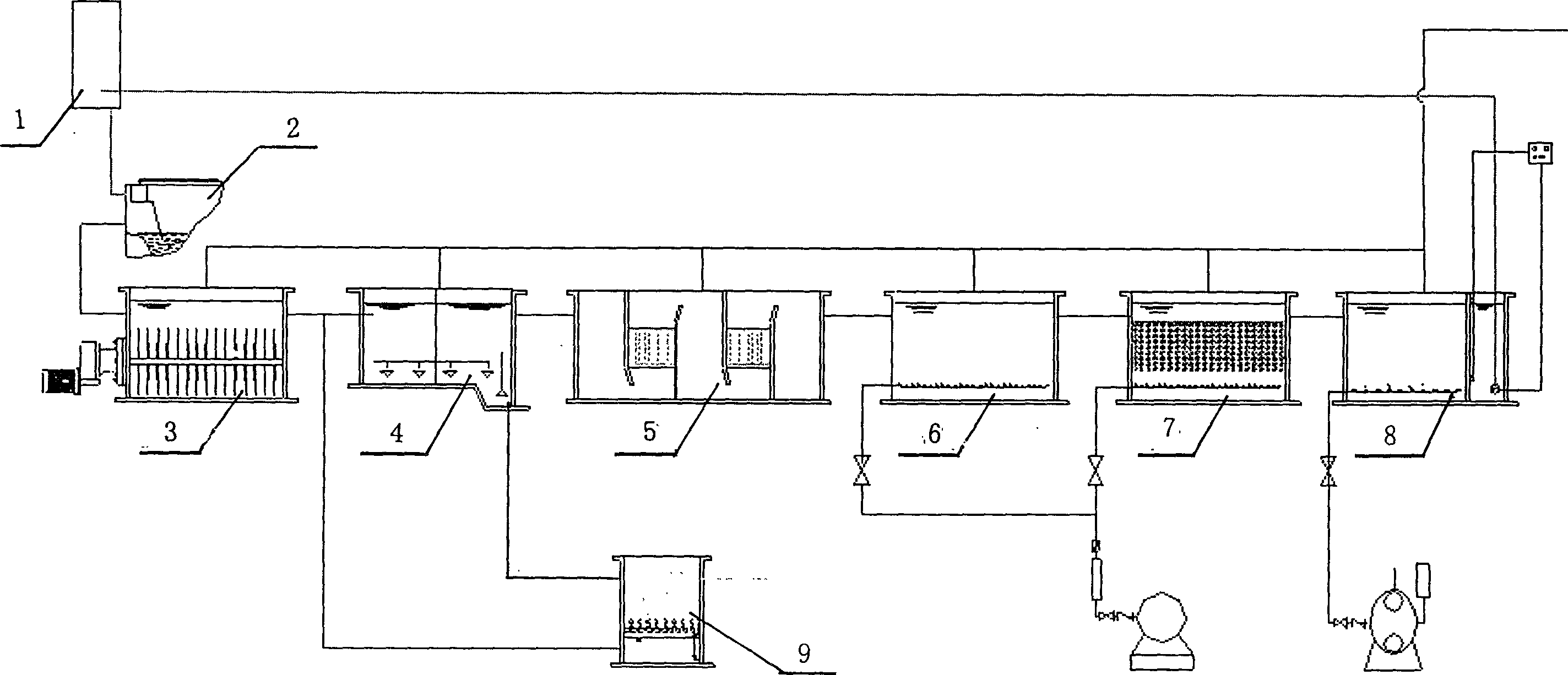 Circulating water flushing ecological toilet and sewage treatment method thereof