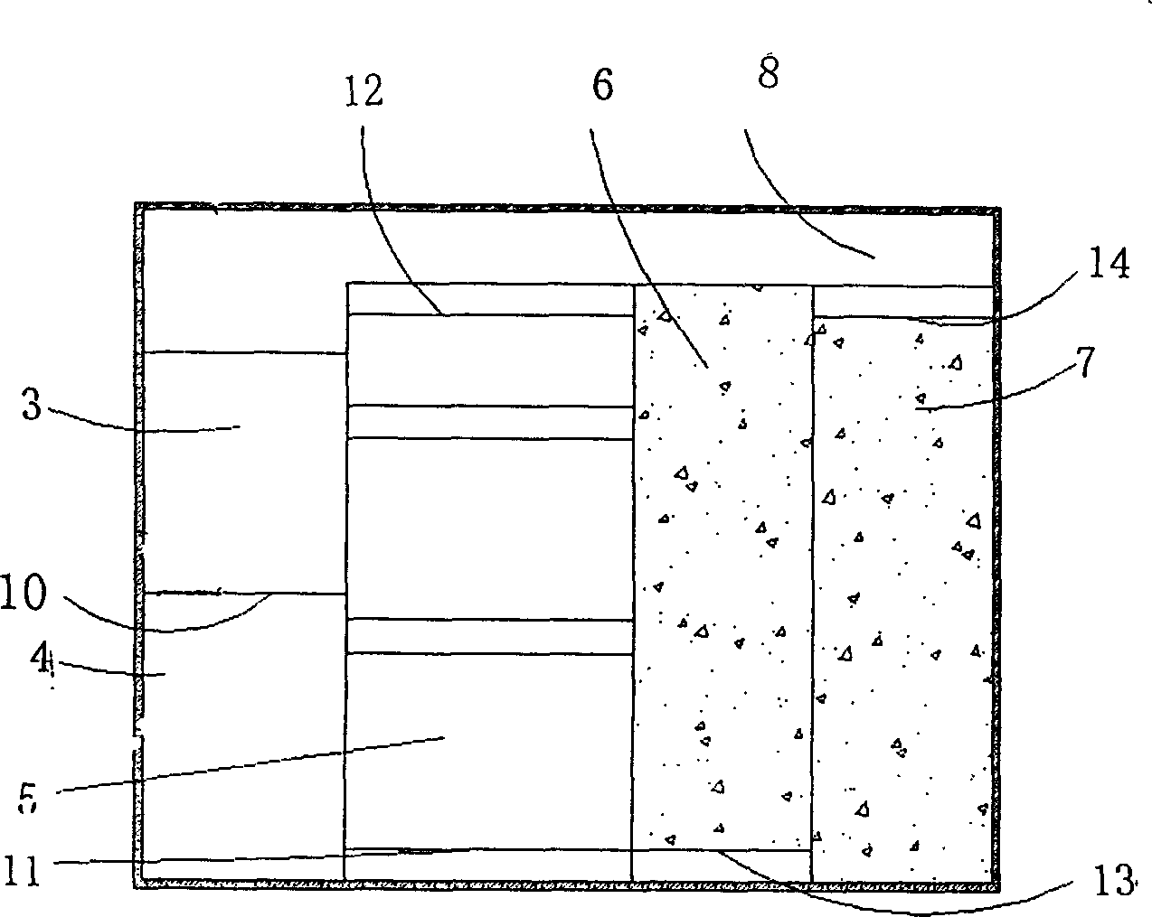 Circulating water flushing ecological toilet and sewage treatment method thereof