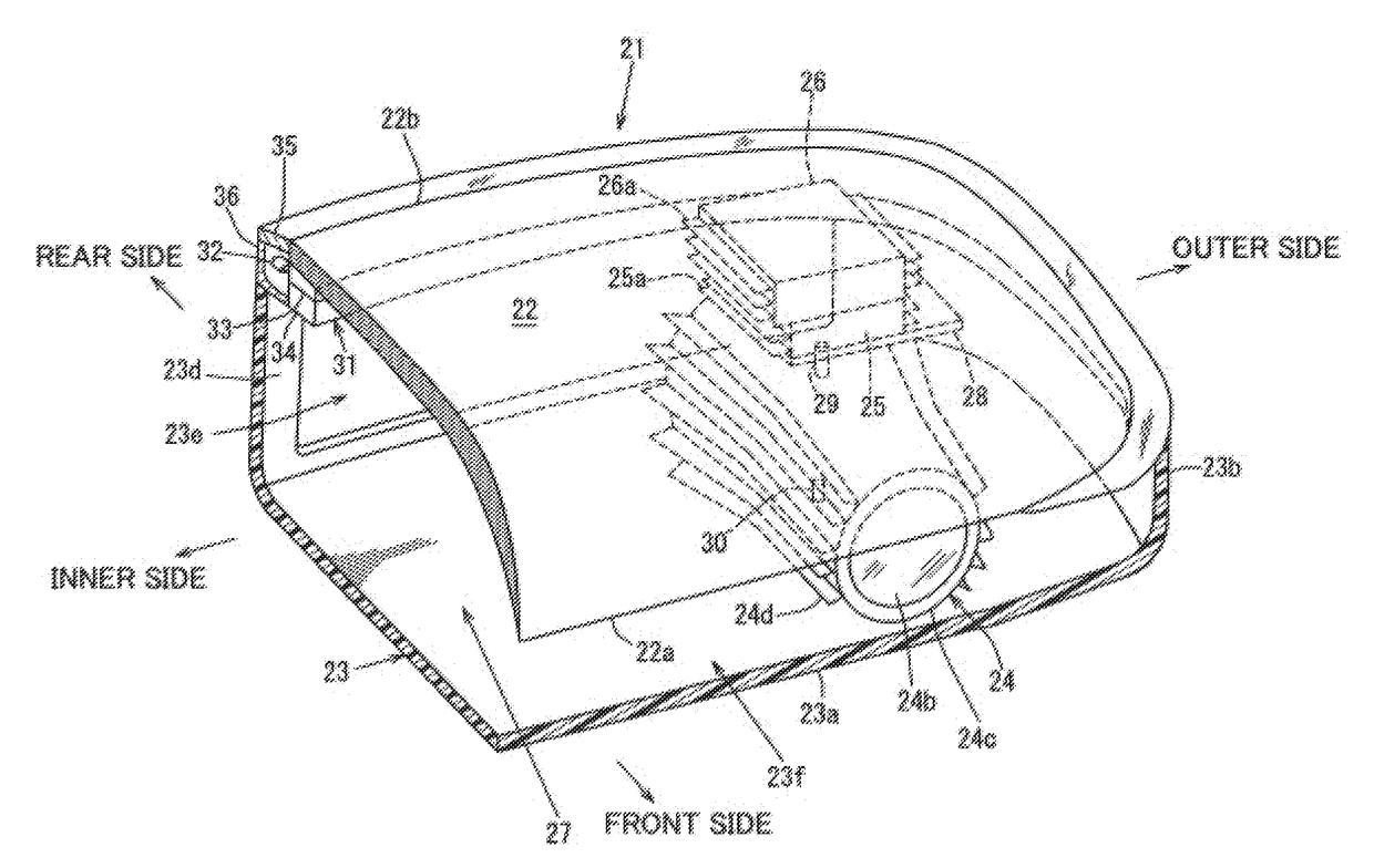 Front structure of vehicle