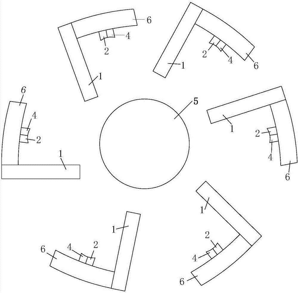 LED light supplementing device for pot-cultured plant