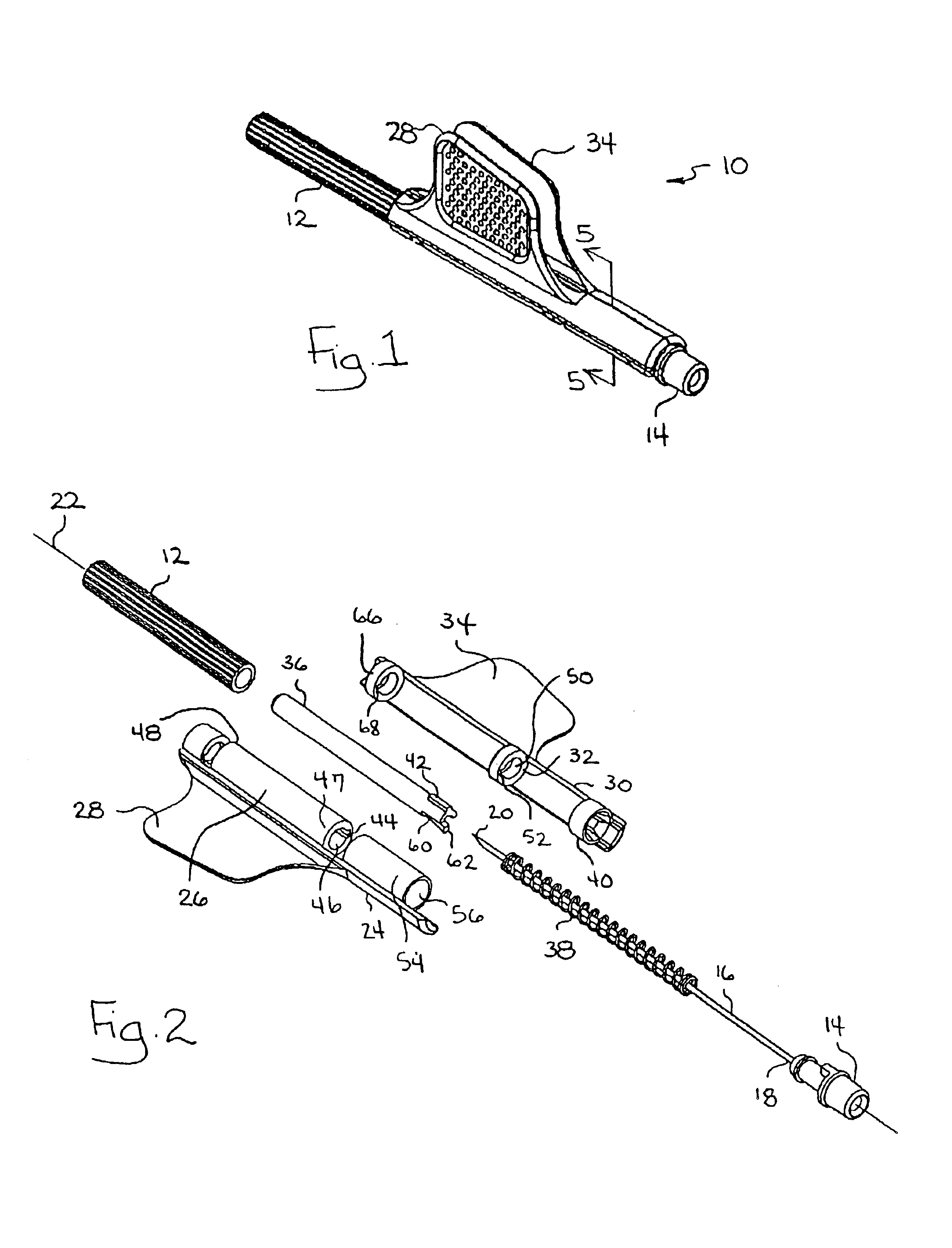 Butterfly needle with passive guard