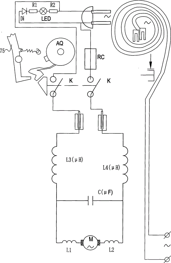 Mower with functions of blowing/absorbing, irrigating, fertilizing, pesticide-spraying and logarithmic spiral self-braking