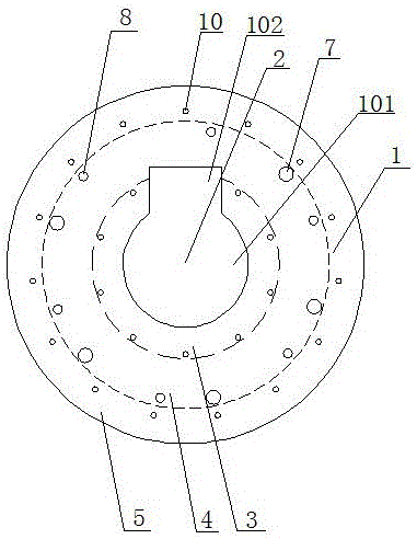 Assembly structure and assembly method for improving service life of molybdenum sheet heat preservation screen