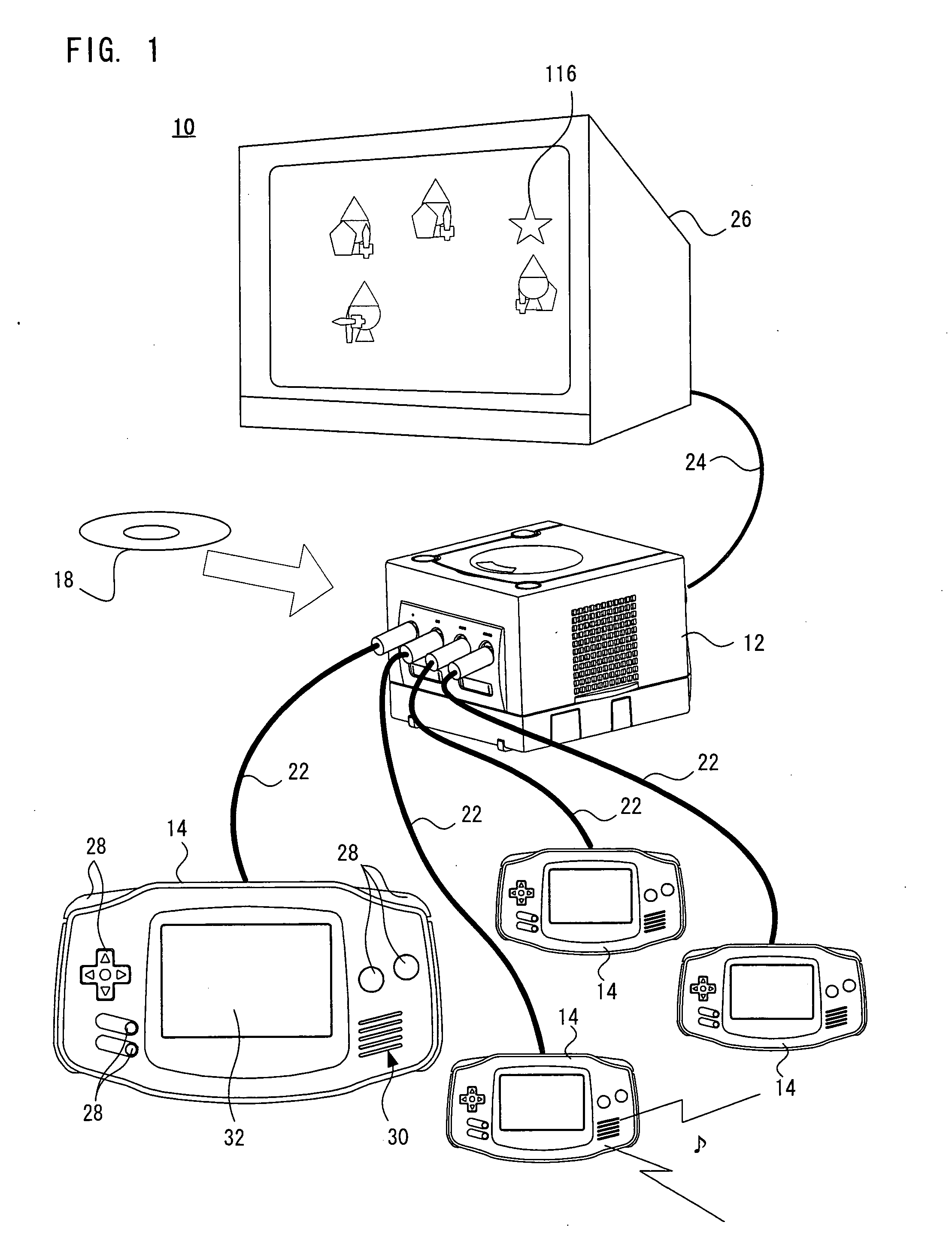 Game system playable by plurality of players, game apparatus and storage medium storing game program