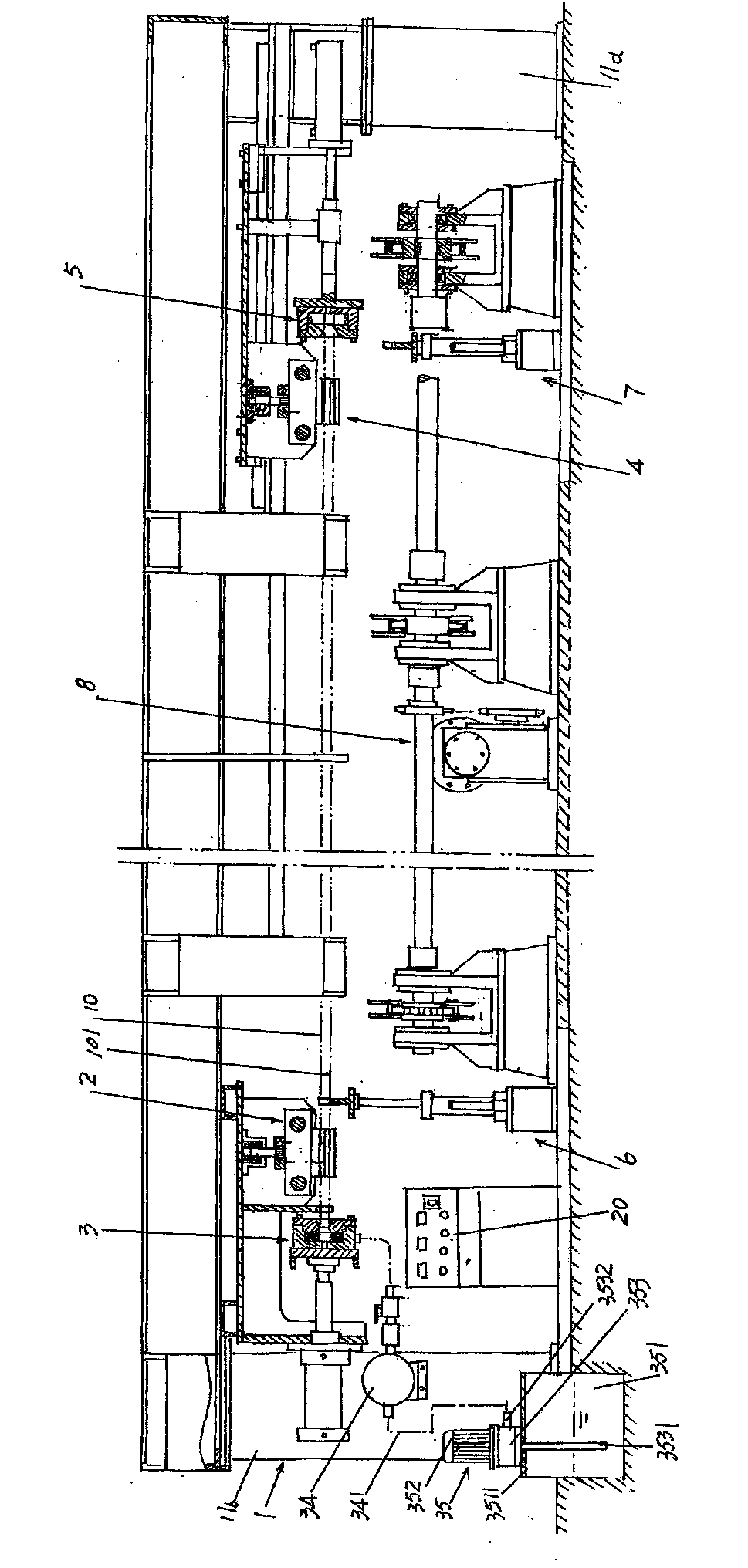 Steel pipe water pressure detecting device