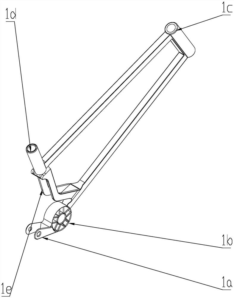 Mountain bike shock absorber