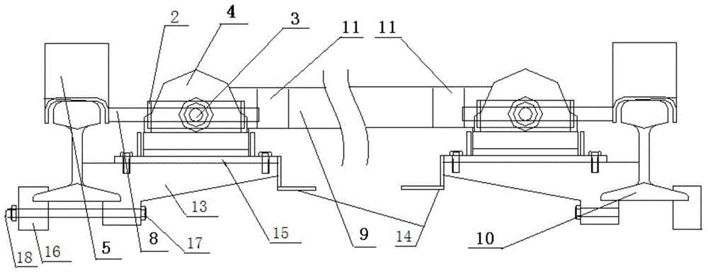 Anti-sliding system for railway line and parking method thereof