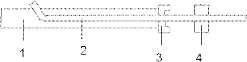 Pancreaticobiliary duct combined stent pipe device with magnetic ring for use in pancreatoduodenectomy