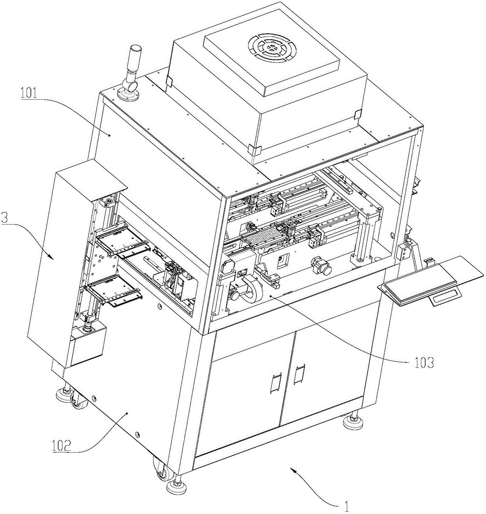 Testing machine for semiconductor packaging products