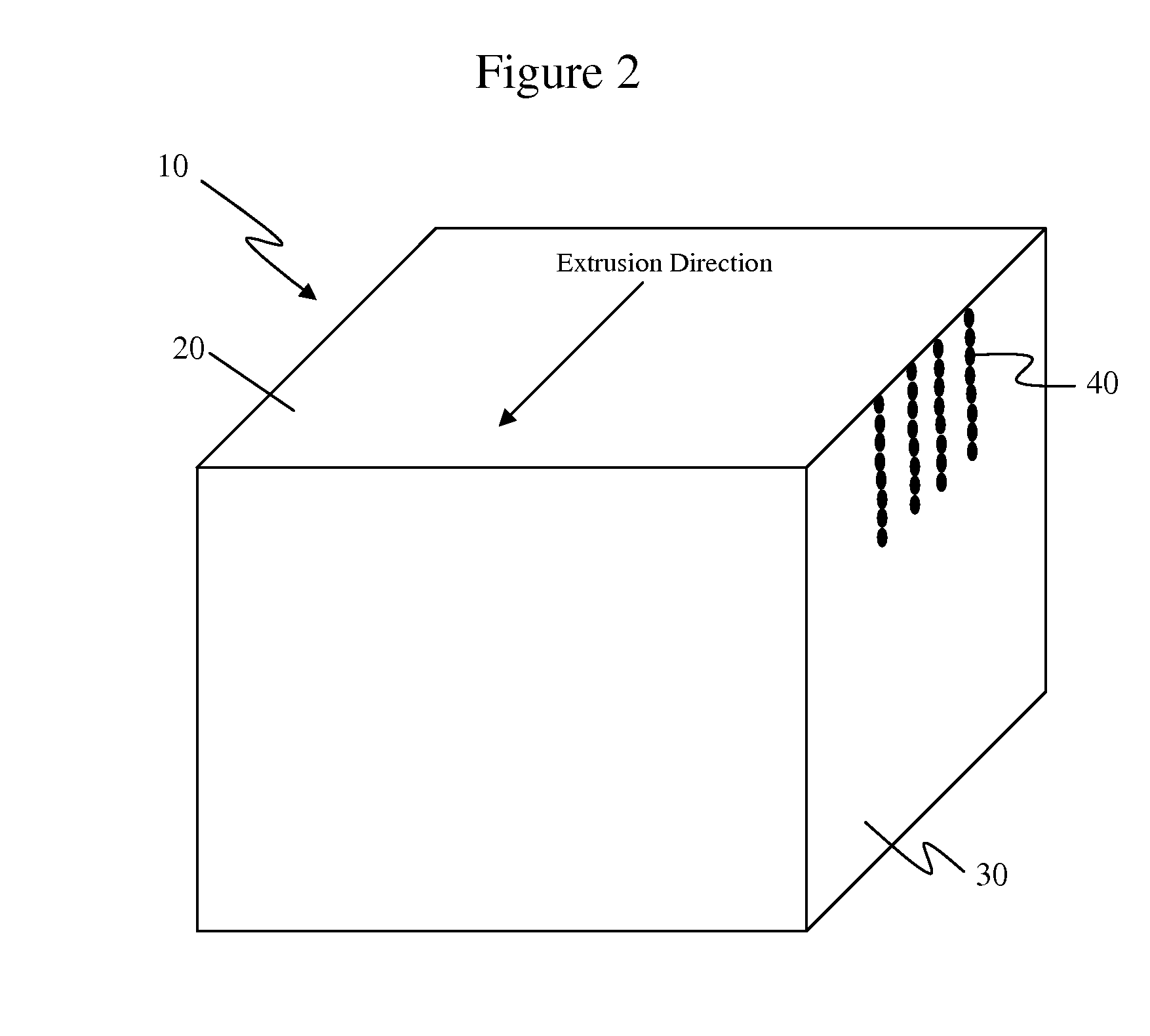 Oriented polymer composition with a deoriented surface layer