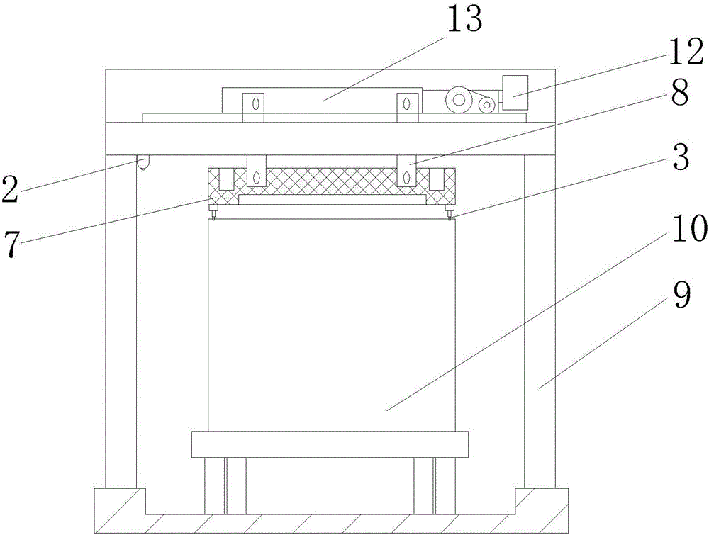 Container declared total weight weighing system