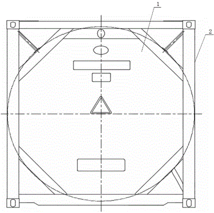 Marine automatic control movable LNG fuel tank box and installation method thereof