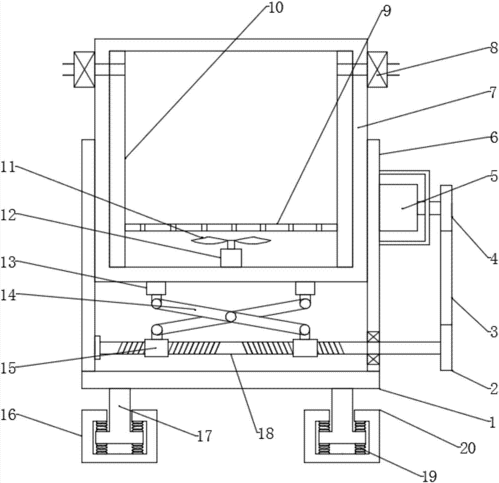 Transformer with functions of shock absorption, water resistance and heat dissipation