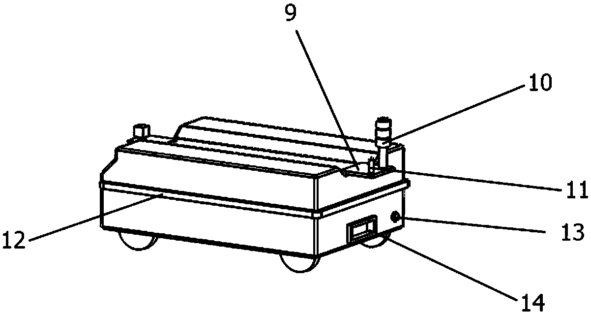 Intelligent carrying robot trolley and management method thereof