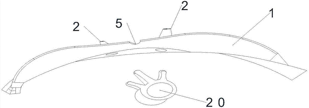 Digital location minimally invasive spine surgery 3D printing guide plate and manufacturing method