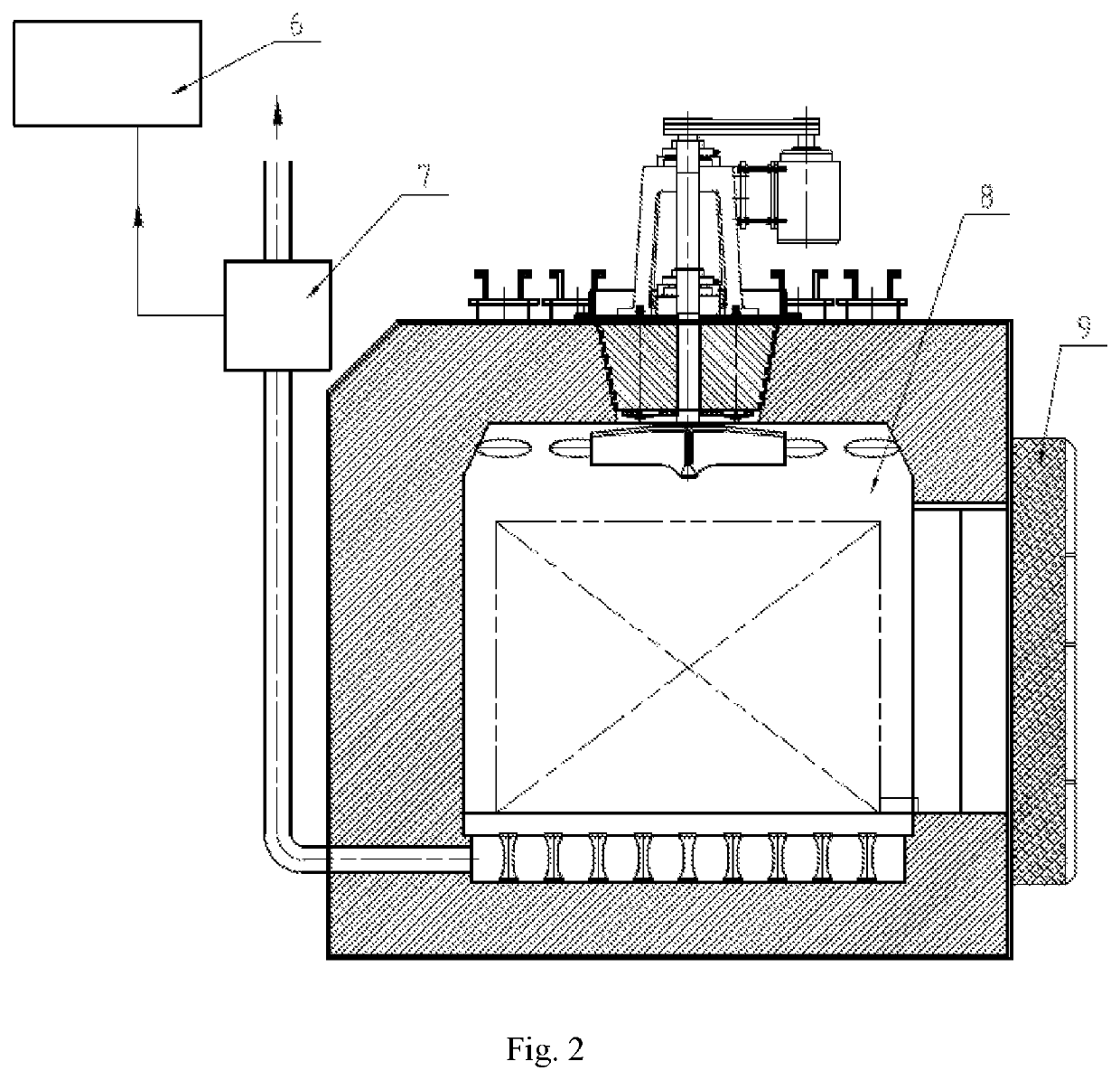 Atmospheric-pressure acetylene carburizing furnace