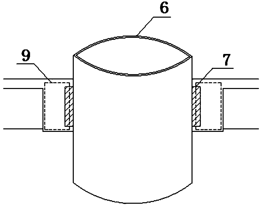 Construction method of large-diameter steel pipe column ring beam and operation platform