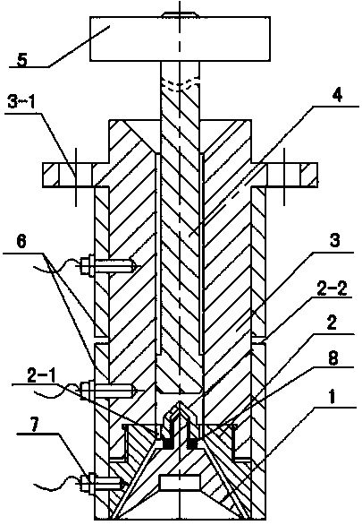 Melt electrostatic spinning device