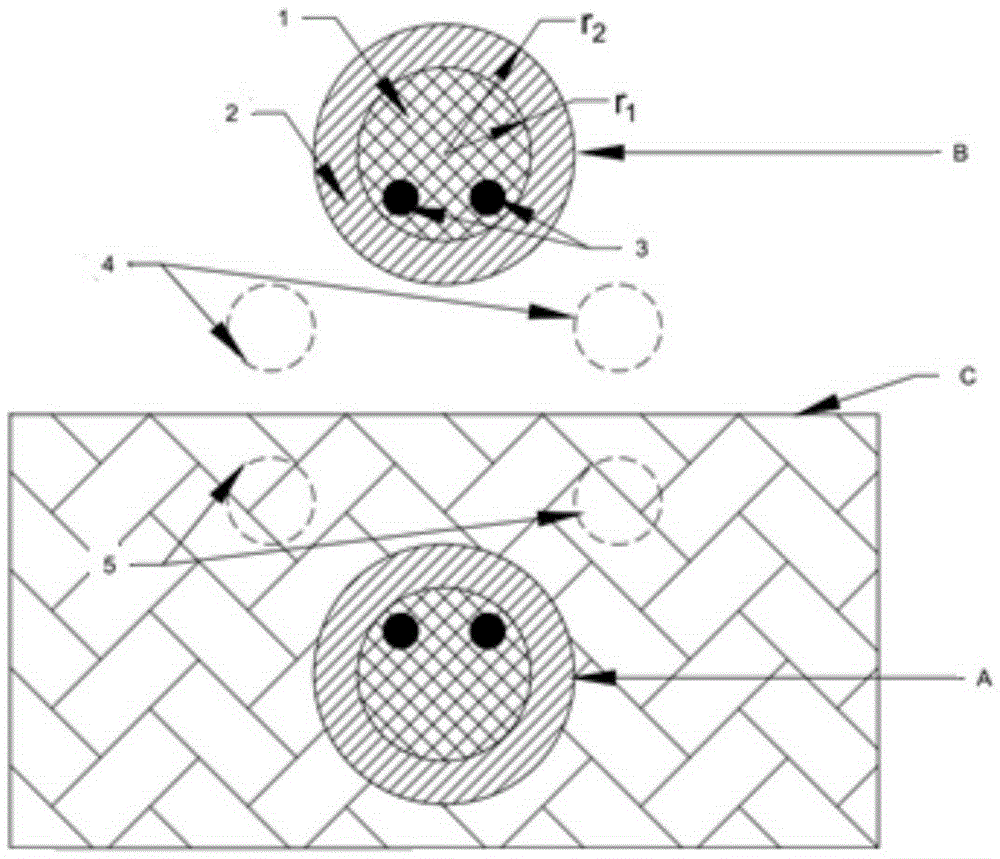 Long-distance wireless transmission device with controllable transmission range