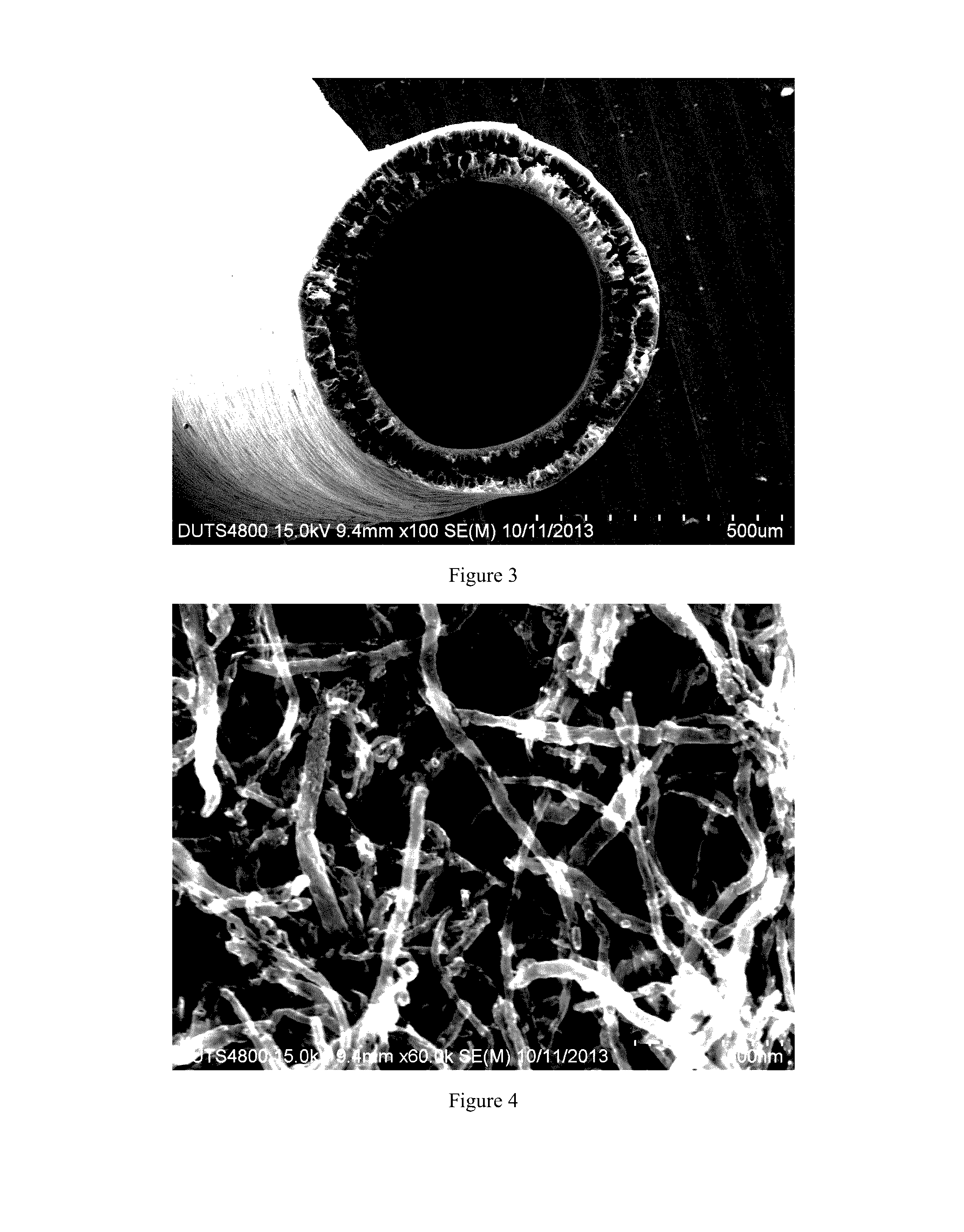 A method for the high-throughput preparation of carbon nanotube hollow fiber membranes