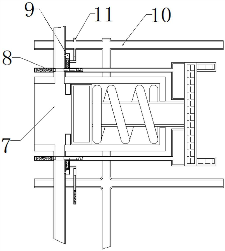 Optical lens processing device using airbag clamping rotation to control polishing duration